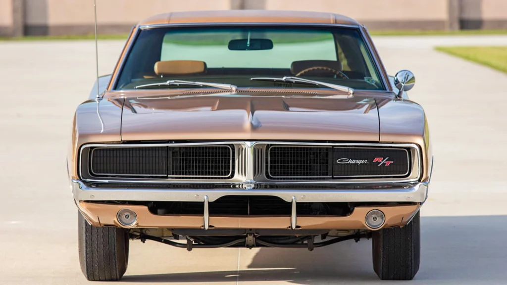 1969 Dodge Charger RT Front www.americanmusclecarmuseum.com