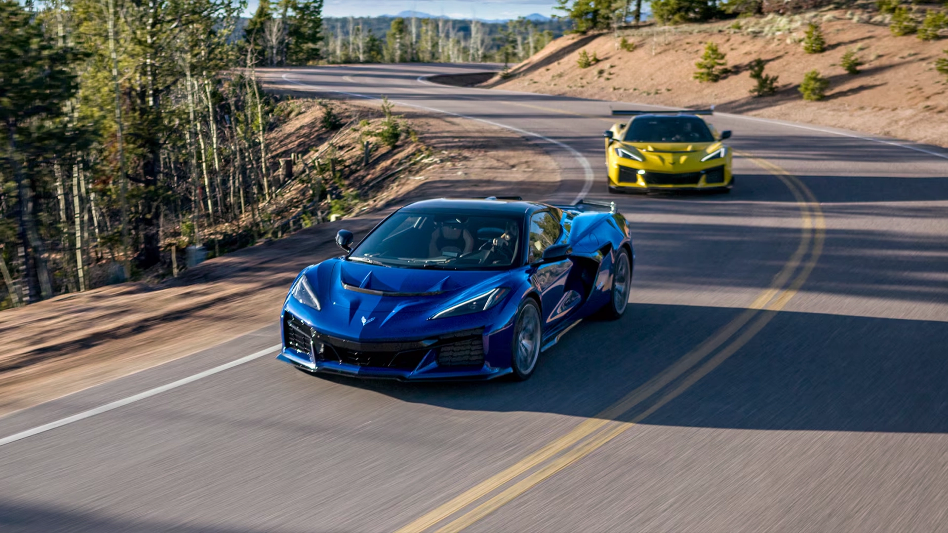 2026 Chevrolet Corvette ZR1 Yellow and Blue